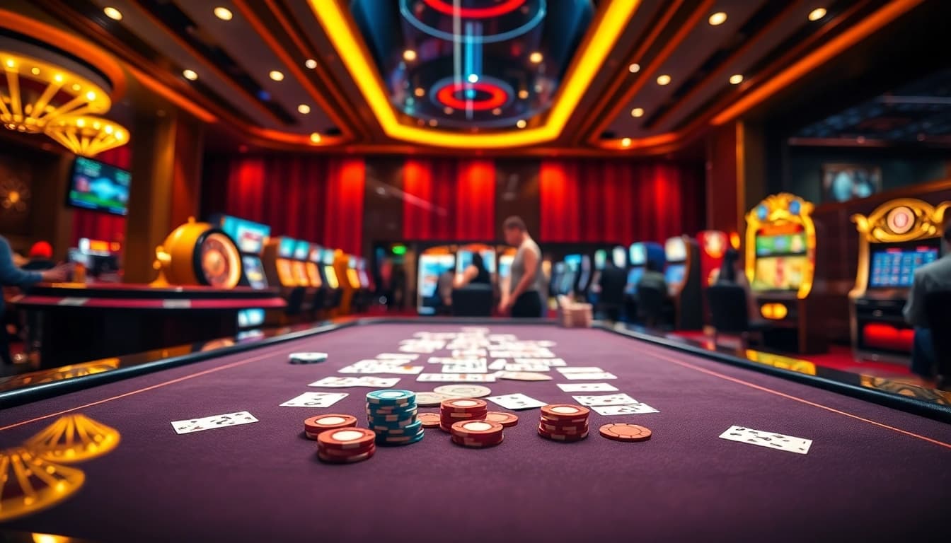 Experience the excitement of online gaming at rikvip.gb.net with vibrant casino tables and thrilling gameplay.