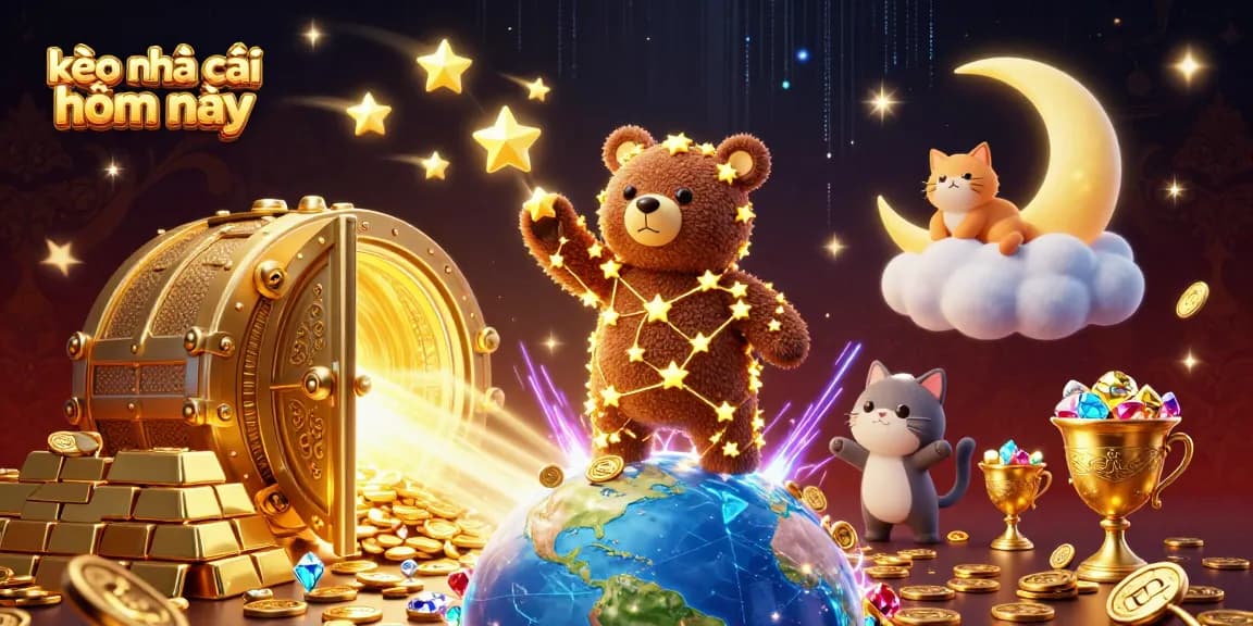 Engage with kèo nhà cái hôm nay for thrilling winnings and jackpot experiences, featuring vibrant casino elements.