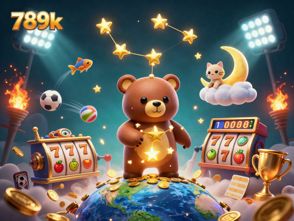 Engage with 789k for exhilarating casino action featuring lively 3D elements and vibrant colors.