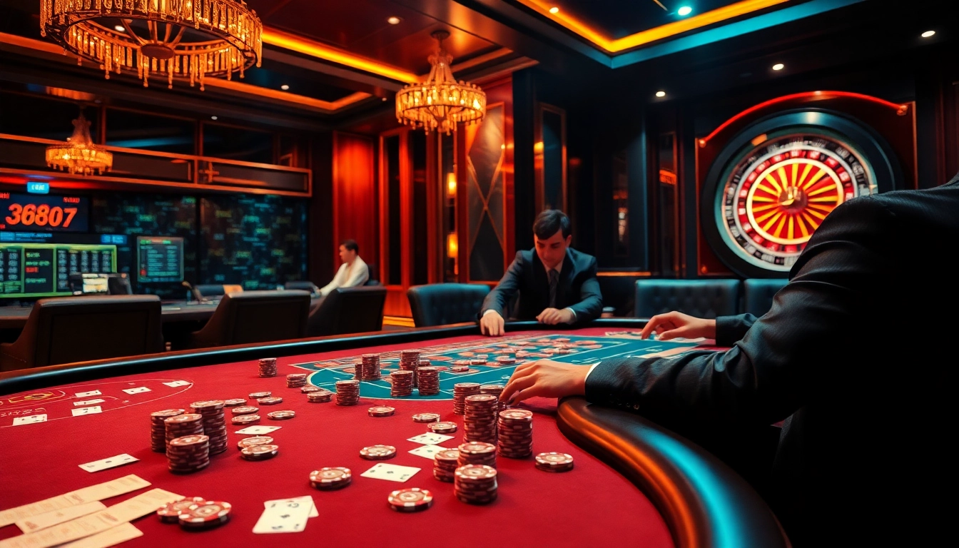 Experience excitement at nhà cái 88vv with vibrant casino tables and professional poker games.