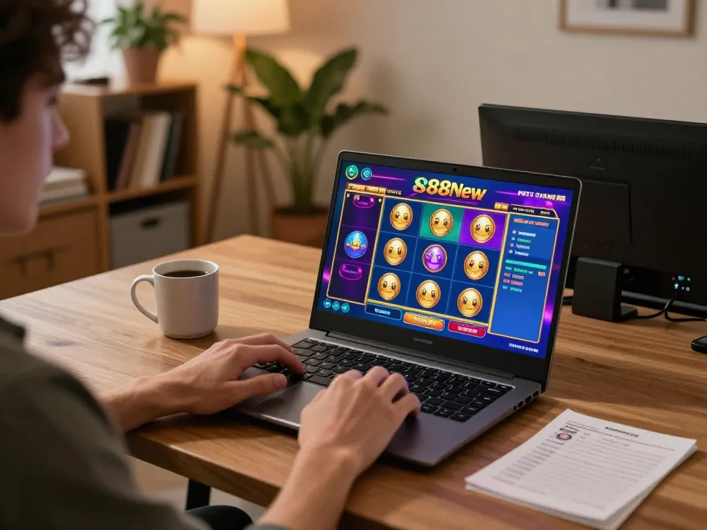 Engaging in thrilling gameplay with 888New online casino slot machine experience