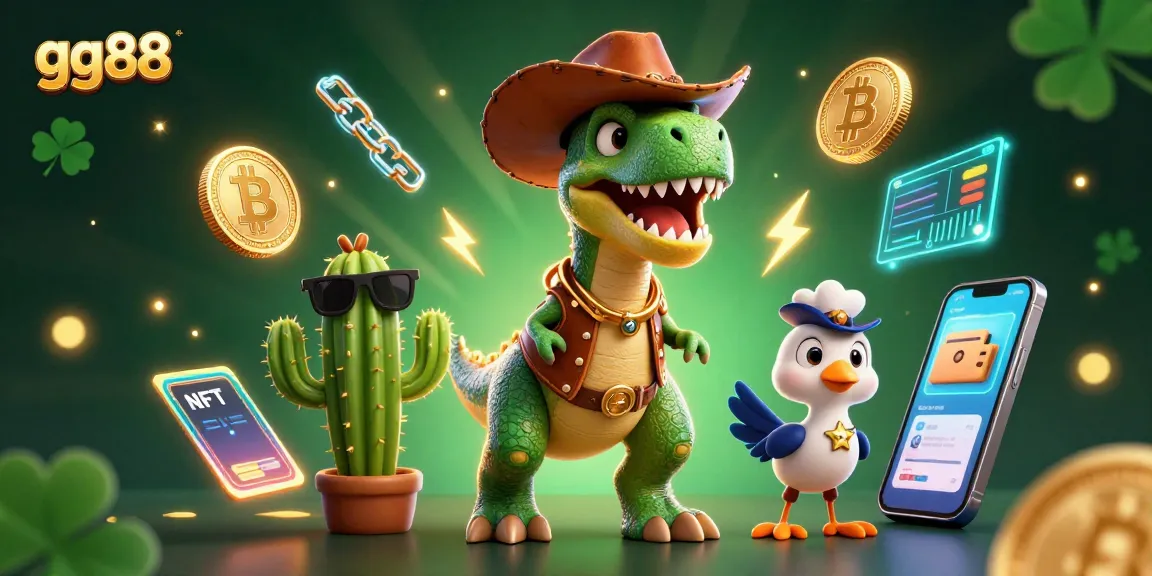 Win big with gg88 at the vibrant 3D casino, featuring unique characters and exciting gaming elements.