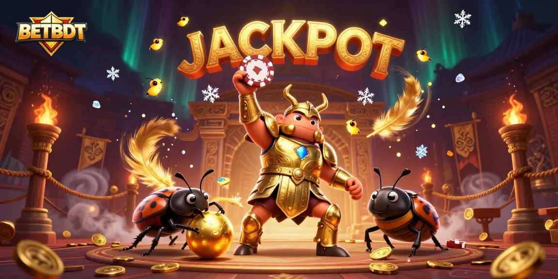 BETBDT champions a thrilling victory with vibrant characters, immersive gameplay elements, and casino excitement.
