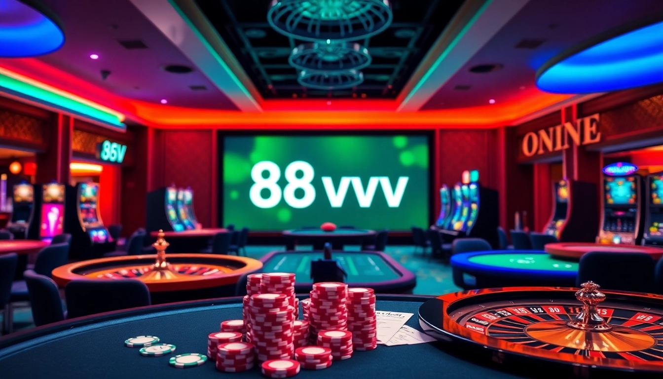 Experience excitement at the 88vv casino featuring dynamic games and vibrant gambling action.