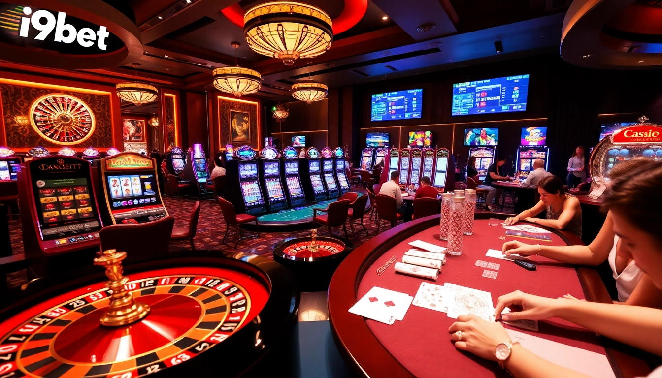 Experience i9bet's thrilling online casino with exciting games and vibrant atmosphere.
