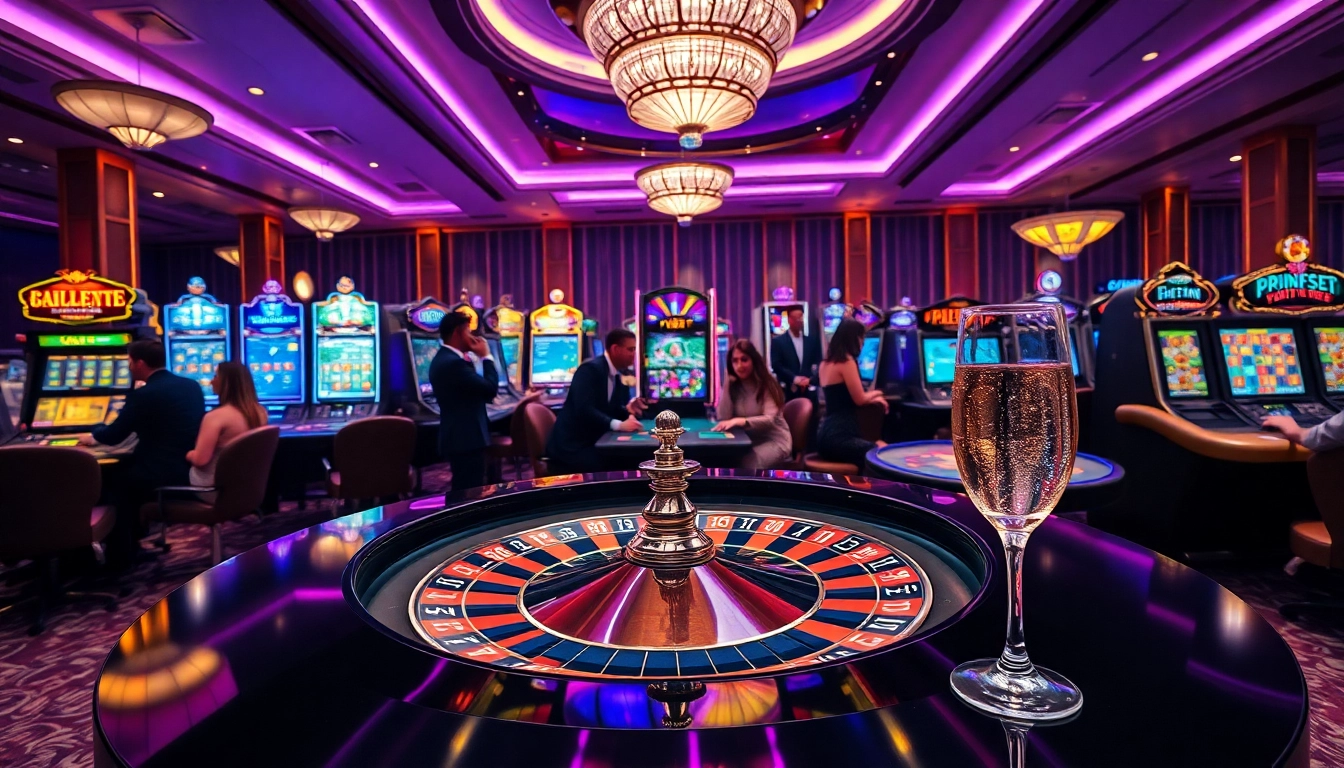 Experience the excitement of gambling at https://rr88.black/ with a lavish roulette table and engaging players.