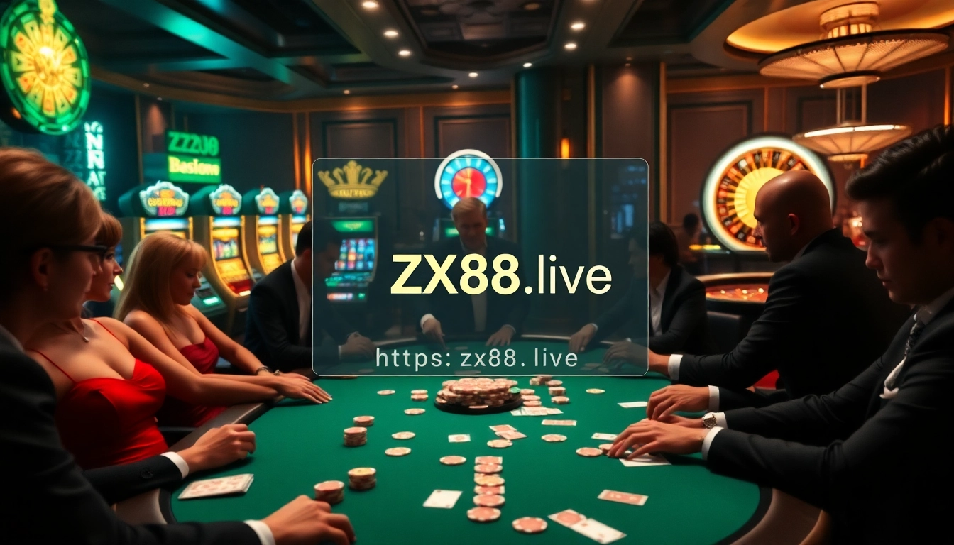Engage in thrilling online gaming at https://zx88.live/, featuring poker tables and live roulette.