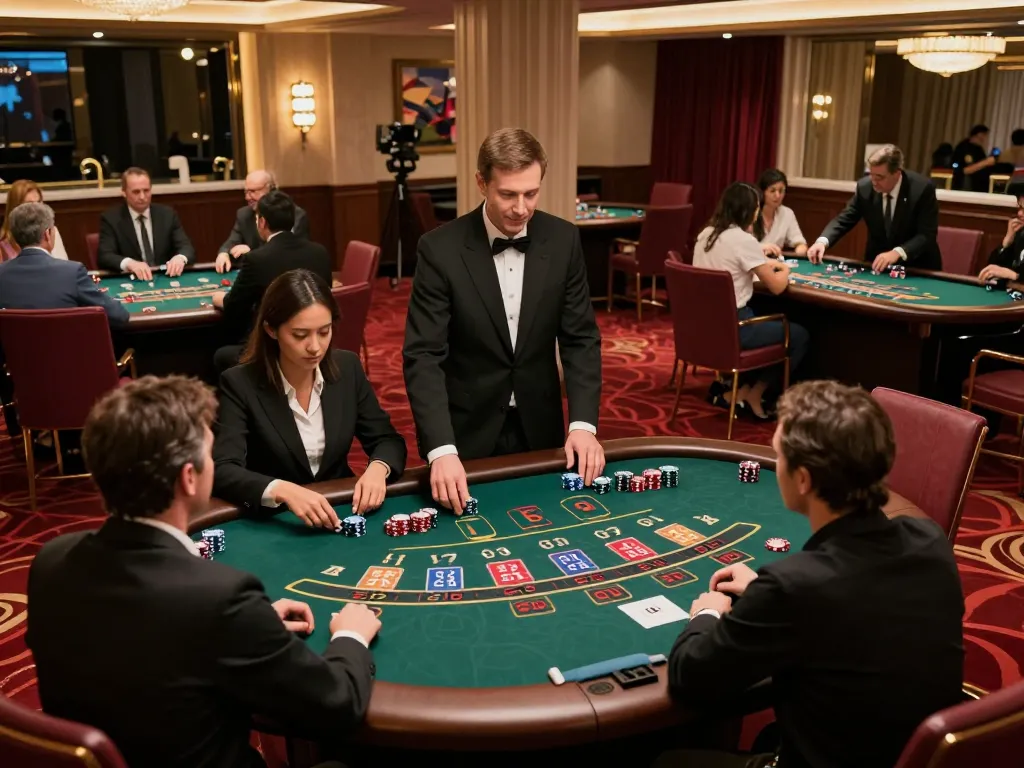 Experience thrilling gameplay at 123 Win live casino with engaging players and professional dealers