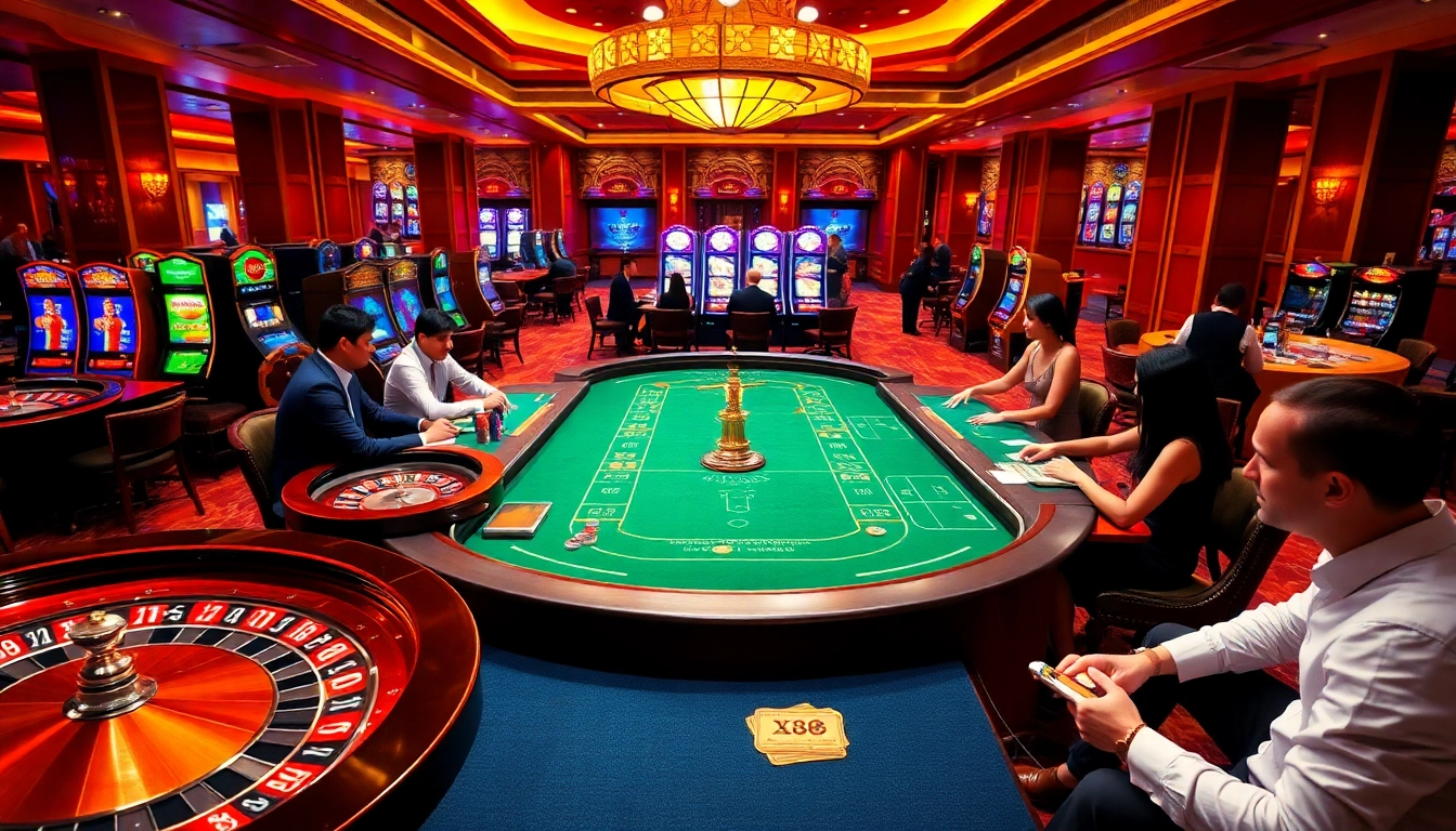 Immersive casino experience at https://xx88.moe/ with thrilling gambling activities and luxury ambiance.