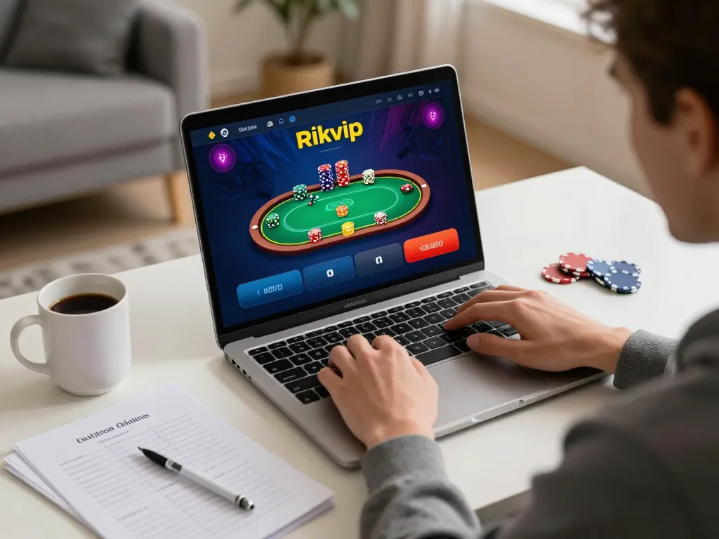 Engaging in rich gaming experience on rikvip online platform with immersive poker interface