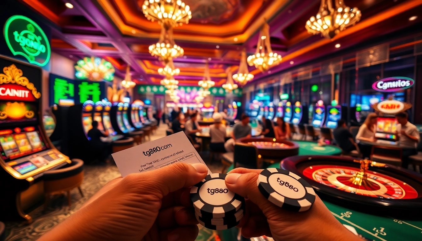 Experience thrilling gameplay at tg88 com with high-stakes poker tables and vibrant slot machines.