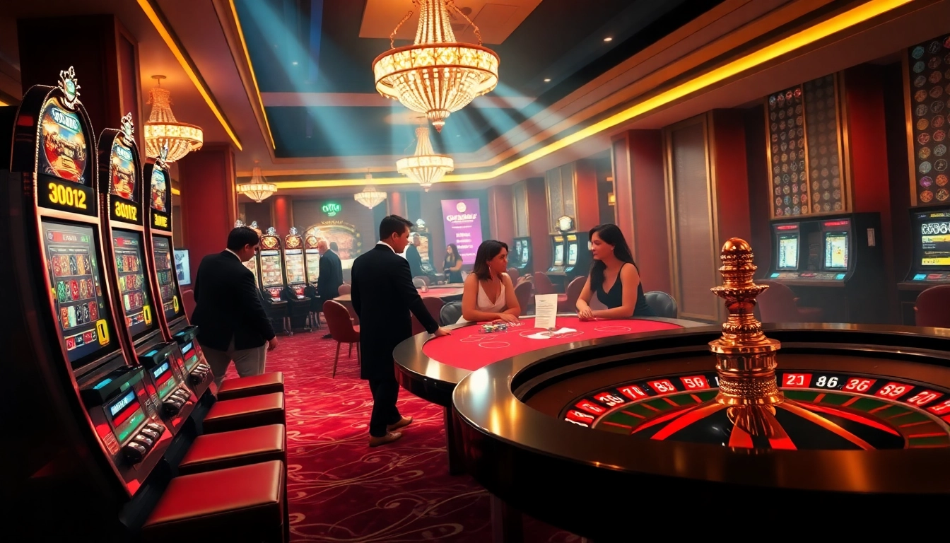 Experience the thrill of gaming at https://open88.bid/ with vibrant slot machines and a luxurious casino atmosphere.