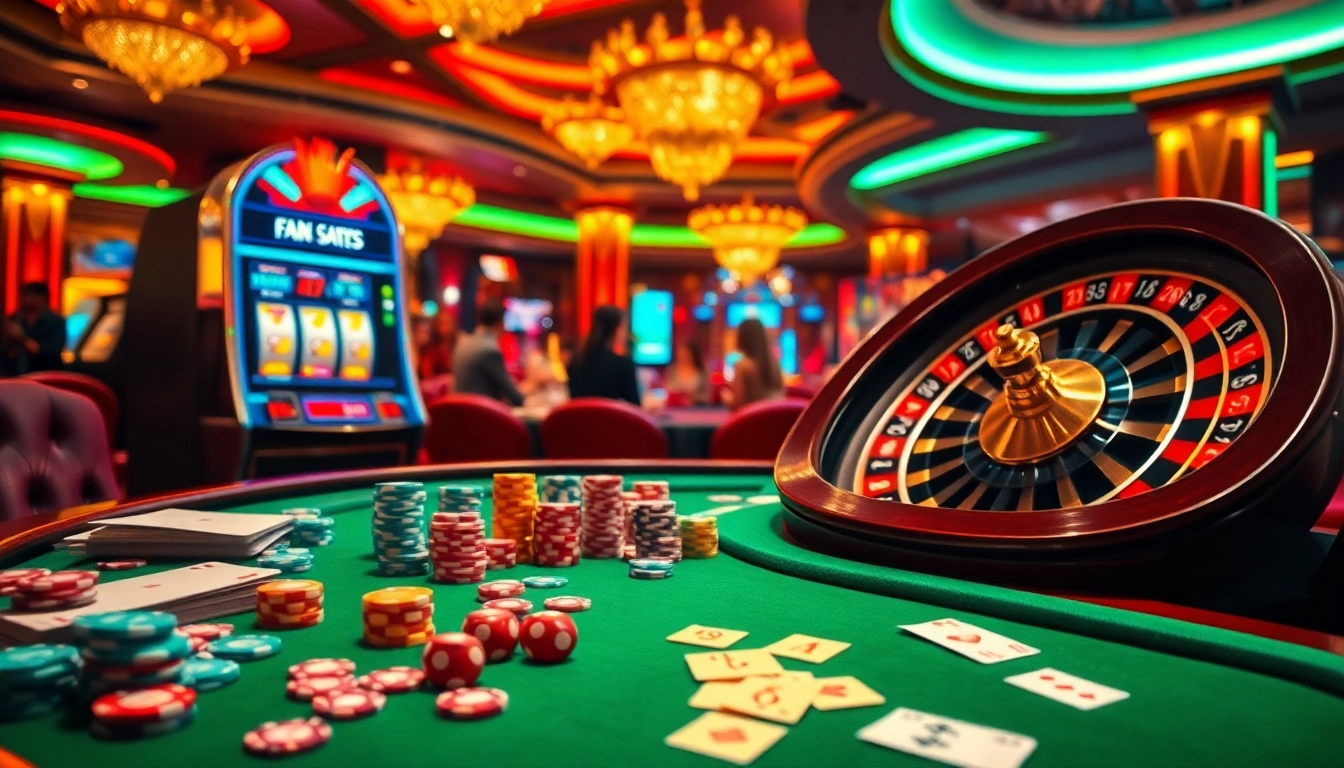 Players engaging at the casino table showcasing excitement and strategy at nhà cái hubet.