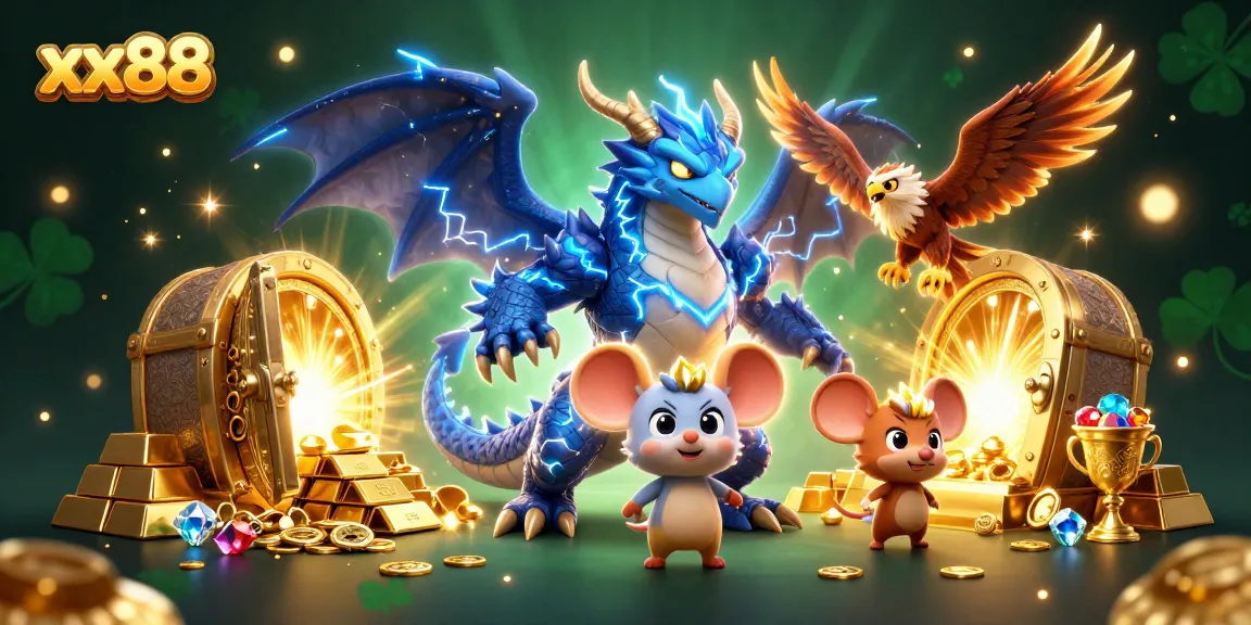 Experience thrilling gameplay with xx88, featuring dynamic casino elements and vibrant characters.