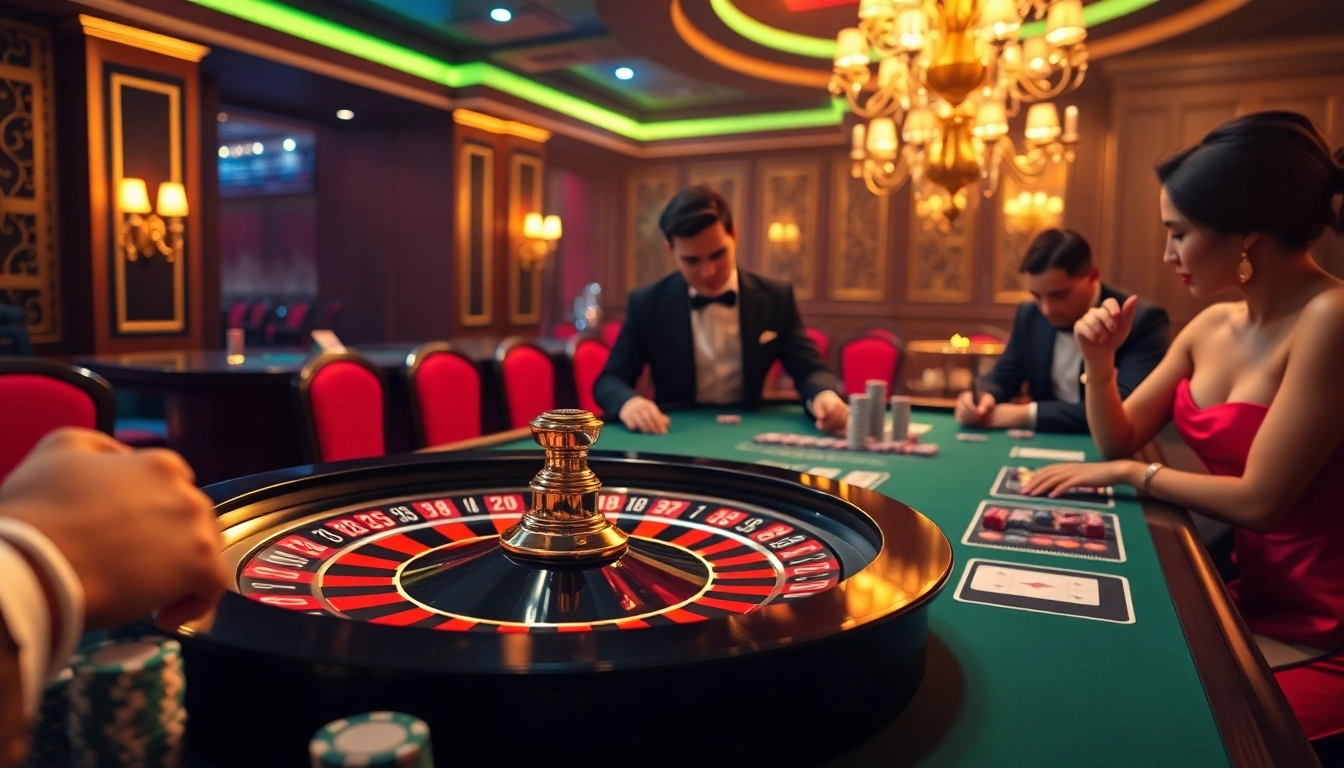 High-stakes gameplay at a luxurious casino table with 888b elements.