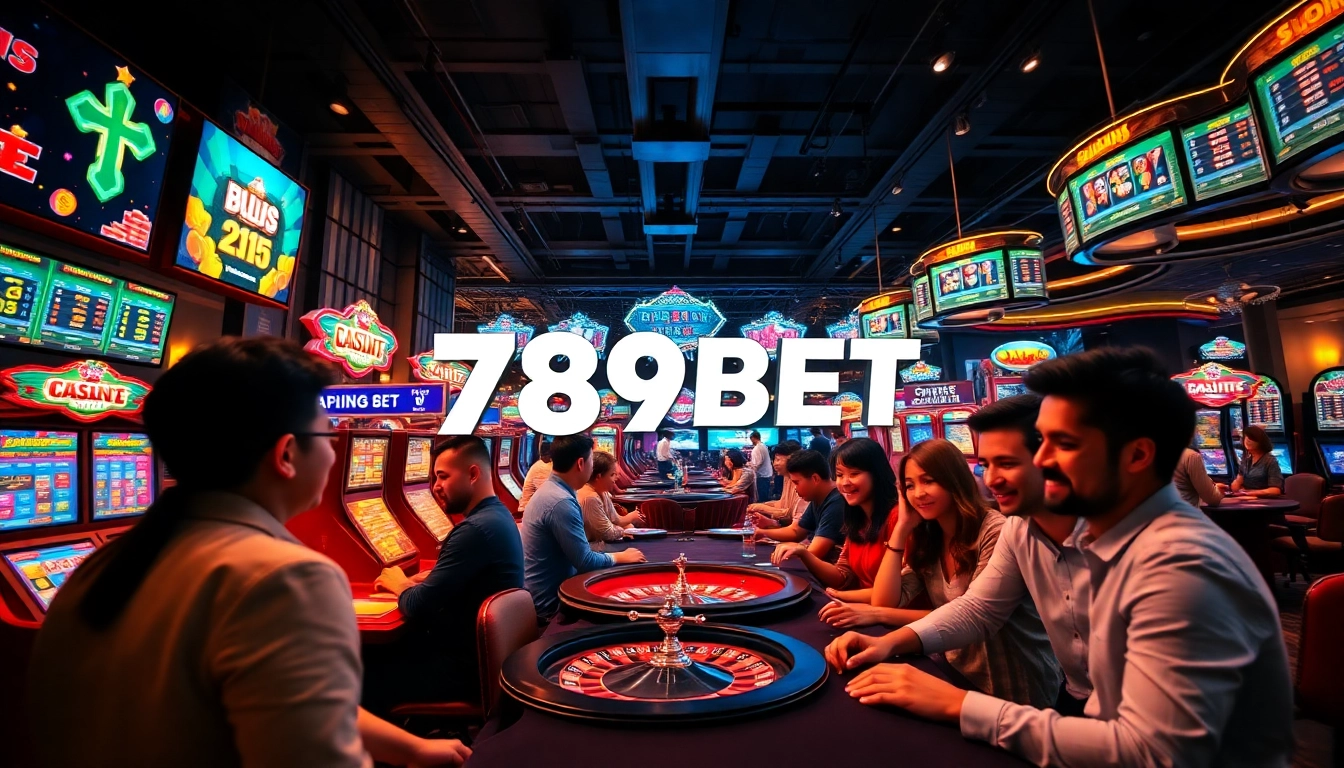 Dynamic gaming experience at 789bet showcasing engaging games and happy players.