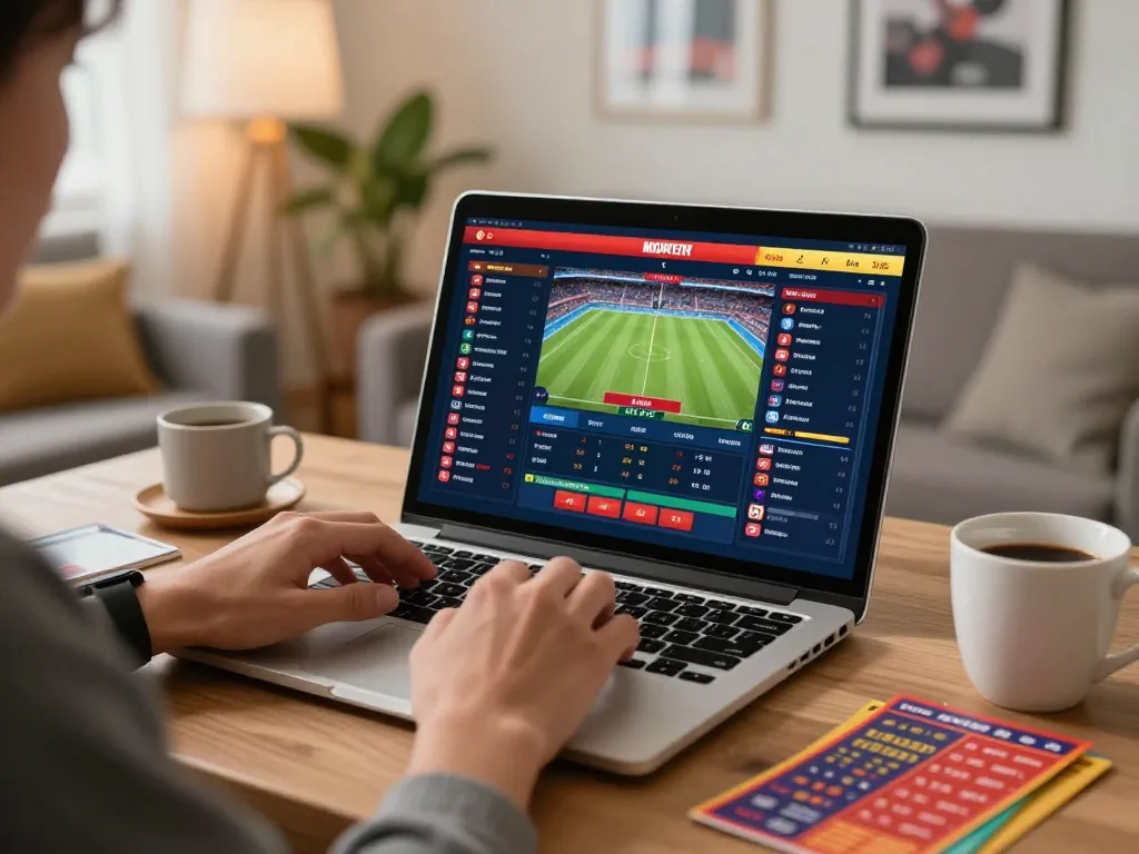 Betting excitement at twin68 sports platform with engaging user interface and lively atmosphere.