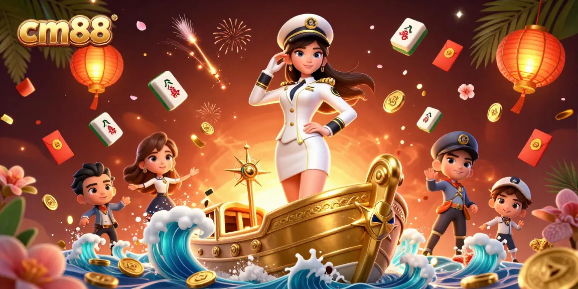 Experience the thrill of cm88 casino gaming with a vibrant 3D illustration featuring dynamic elements and a stunning scene.