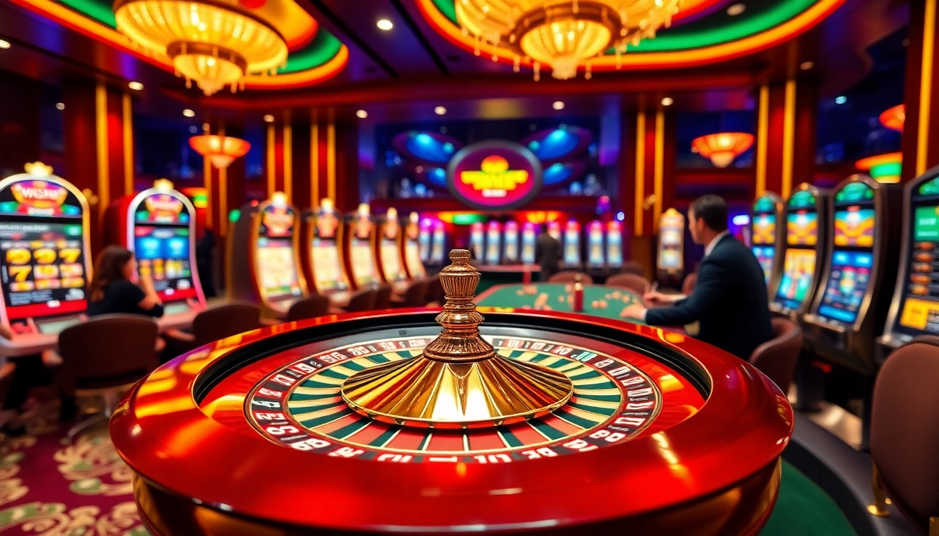 W188 casino players enjoying a thrilling game at the poker table with colorful chips.