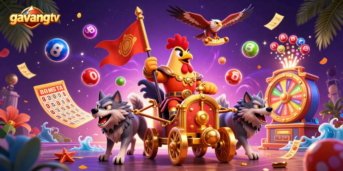 Engage with exciting games at gavangtv featuring vibrant lottery elements and a dynamic scene