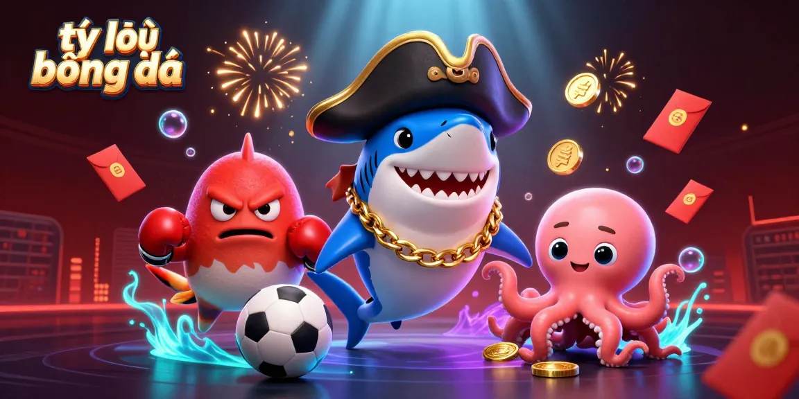 Engage with tỷ lệ bóng đá while enjoying a thrilling scene with animated characters and vibrant sports elements.