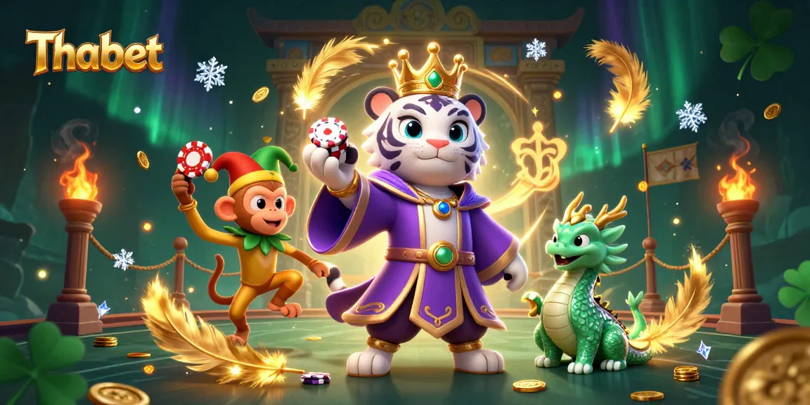 Engage in thrilling casino adventures with Thabet's vibrant characters and dynamic atmosphere.