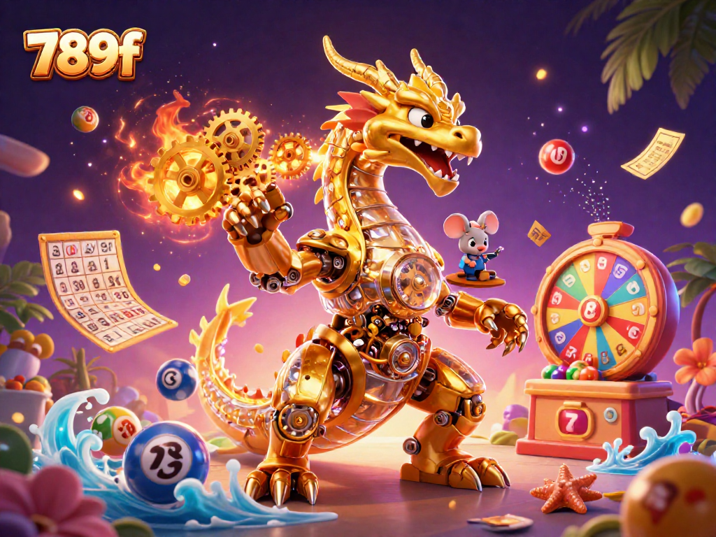 Engage with thrilling action at 789f, featuring a golden dragon and vibrant gaming elements.