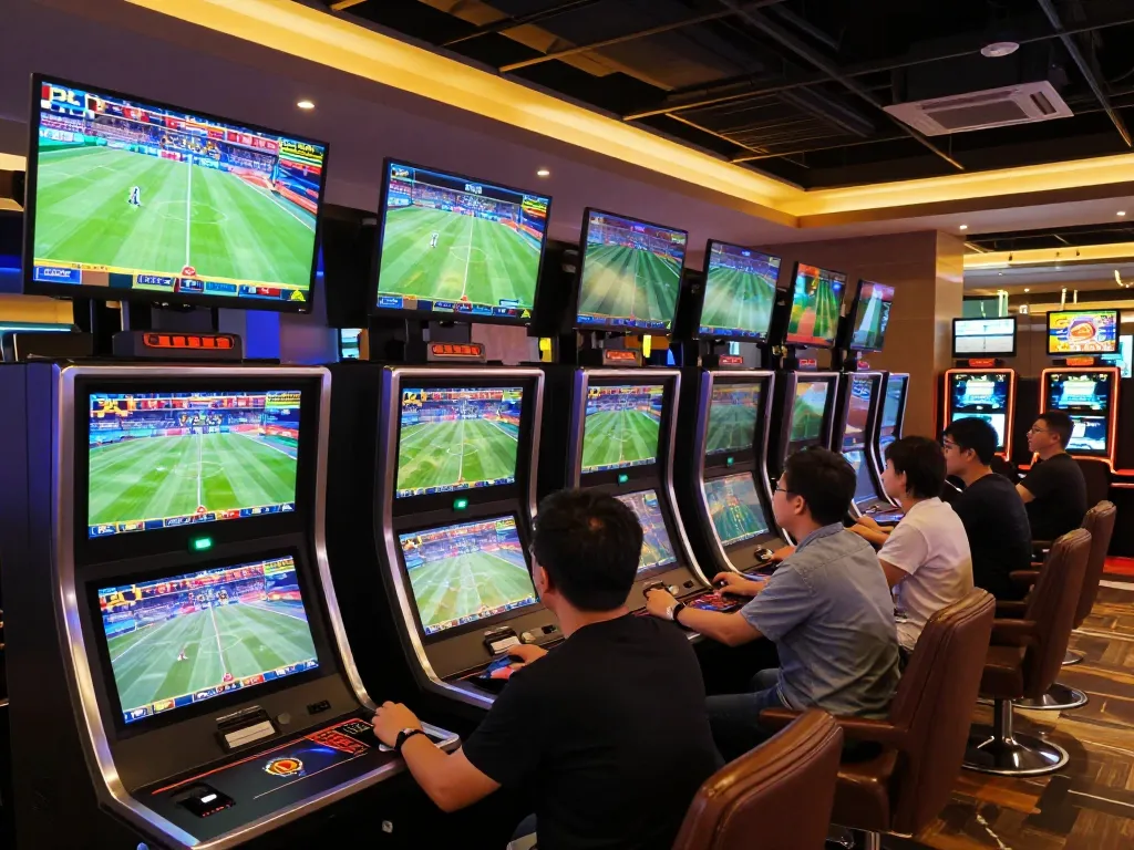Nhà cái Sky88 offers an exciting sports betting experience with patrons engaging in real-time bets.
