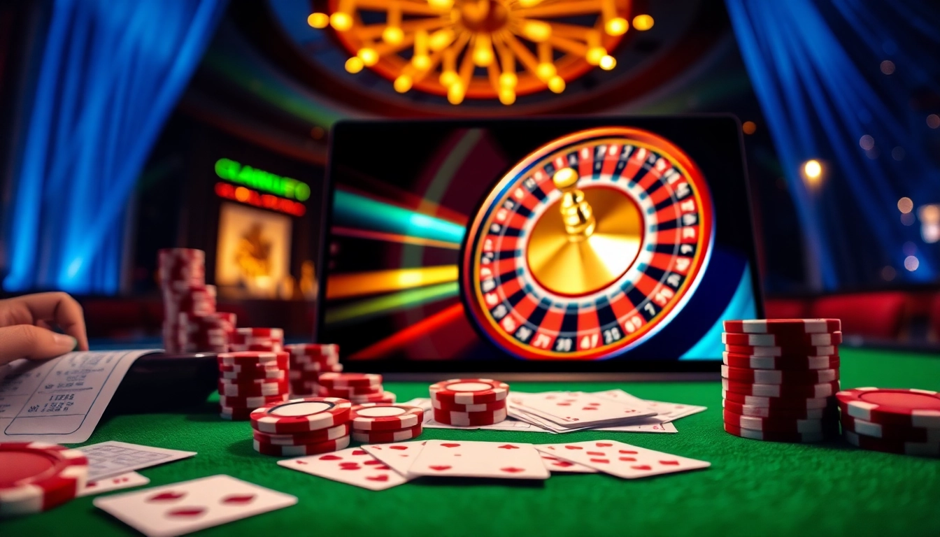 Engaging scene of Đánh Lô Đề Online betting on a dynamic digital casino interface.