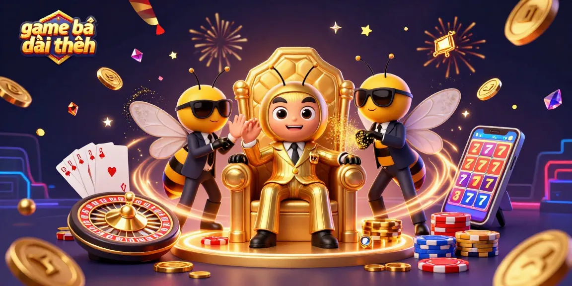 Experience thrilling moments with game bài đổi thưởng, featuring a mob boss in a lavish throne.