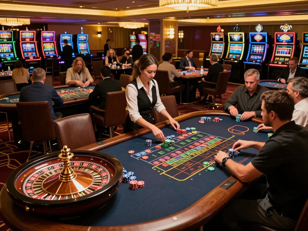 Players engage strategically at nk88 roulette table, showcasing vibrant betting excitement.