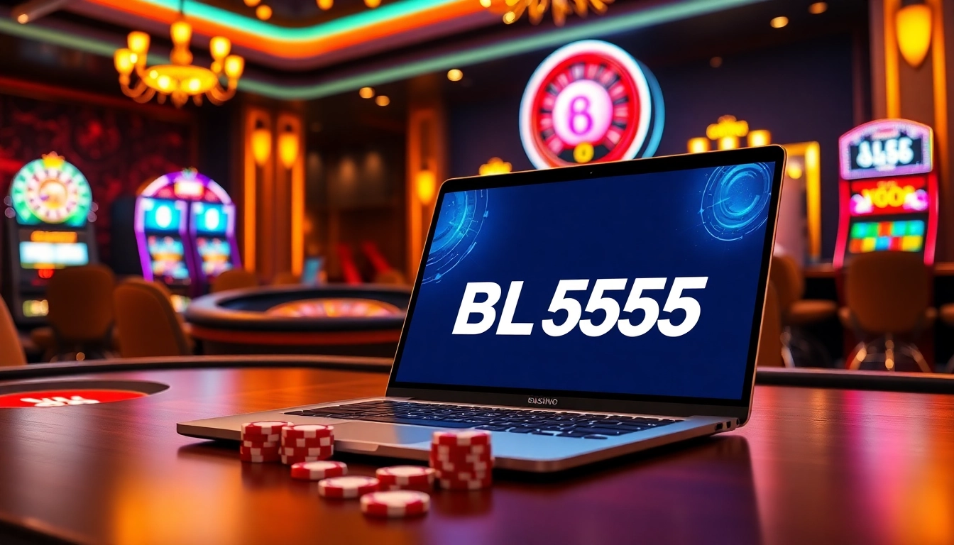 Experimente o empolgante ambiente de jogos online da BL555, com mesas vibrantes e caça-níqueis.