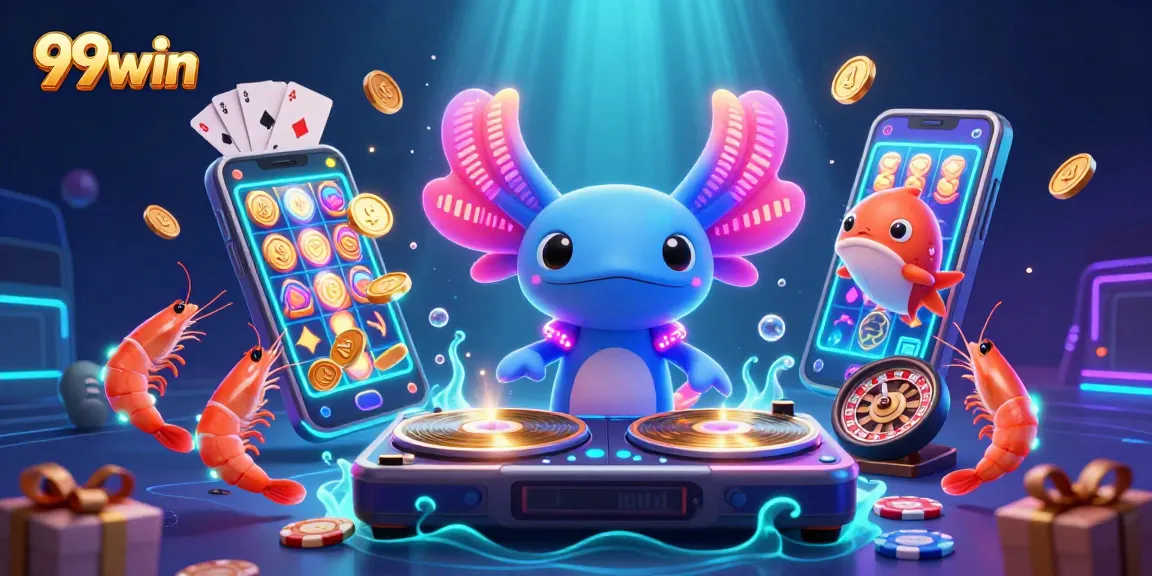 Experience the thrill of 99win casino games with vibrant characters and dynamic gaming elements.