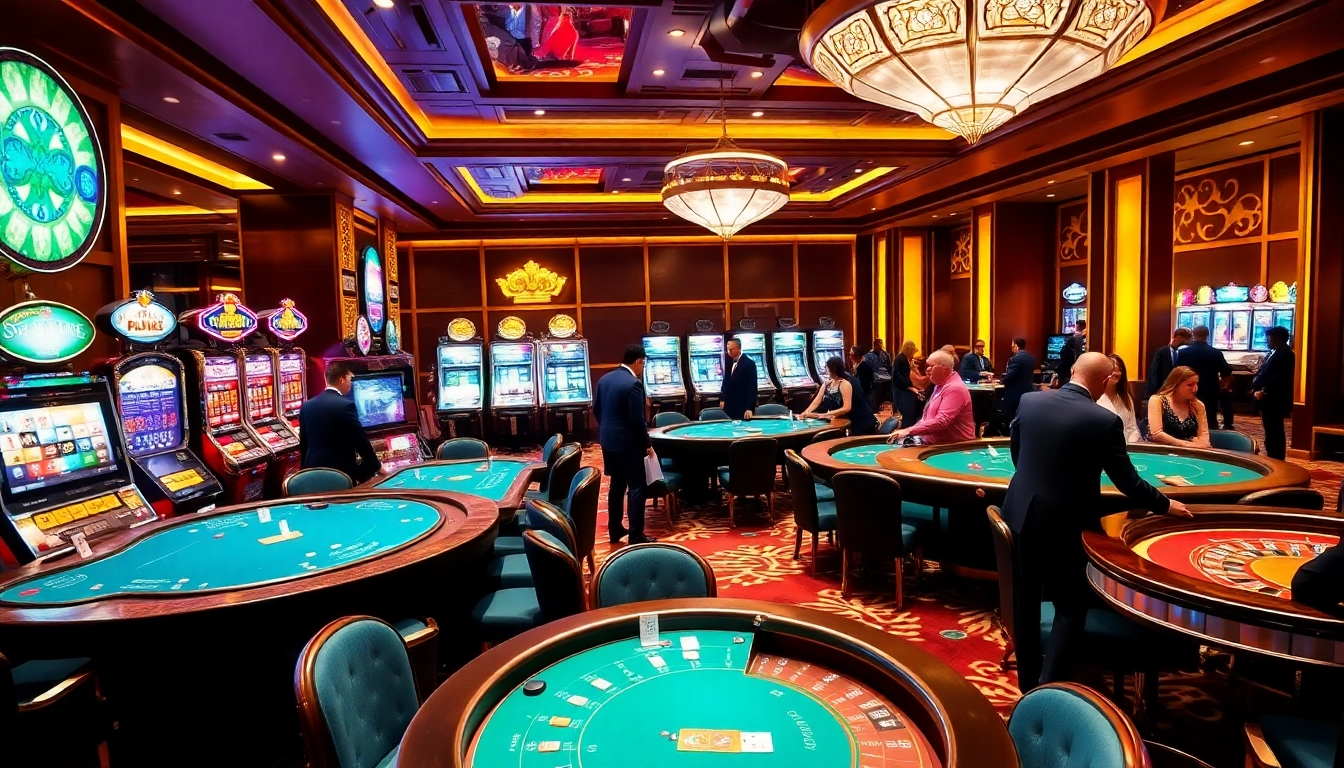 Experience thrilling gambling action at https://dv88.design/ with vibrant casino tables and players.