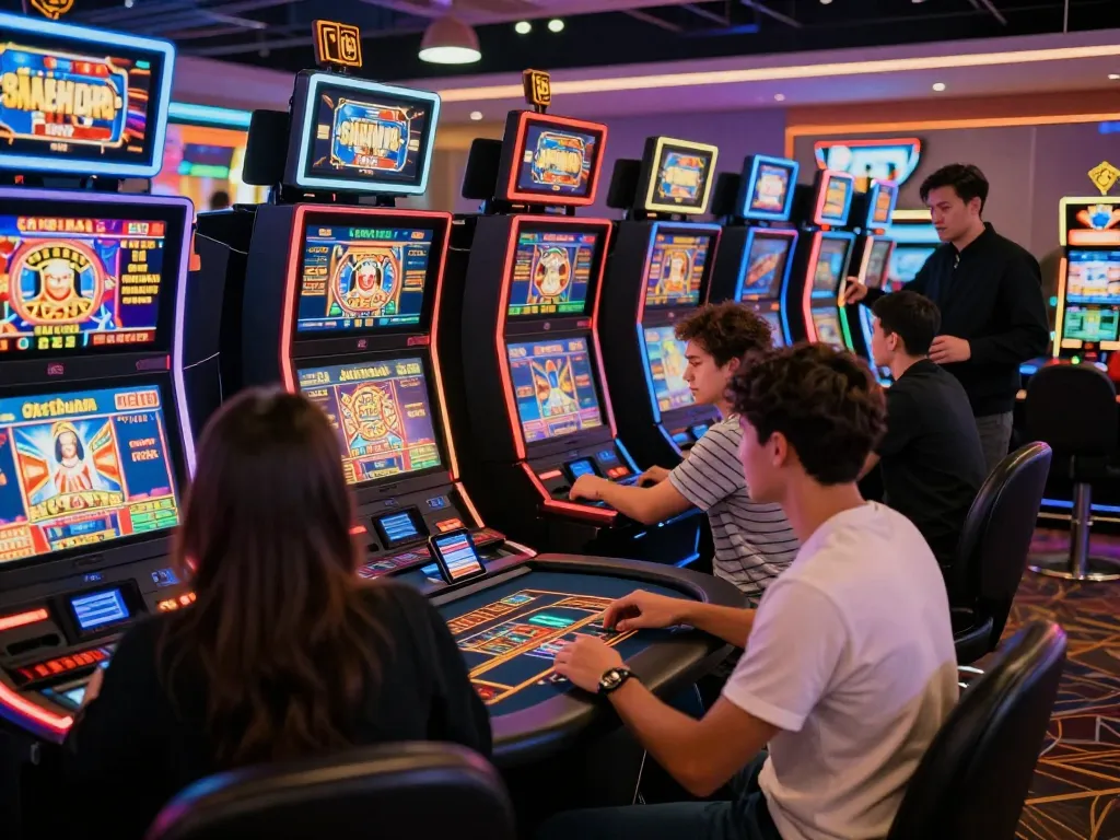 Players enjoying a vibrant online gaming atmosphere at 789club virtual casino.