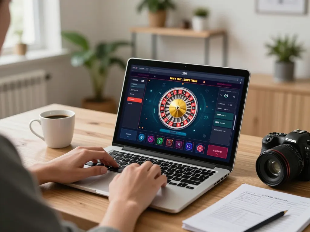 Engaging gameplay on LLWIN TECH home setup featuring roulette on screen with strategic notes.