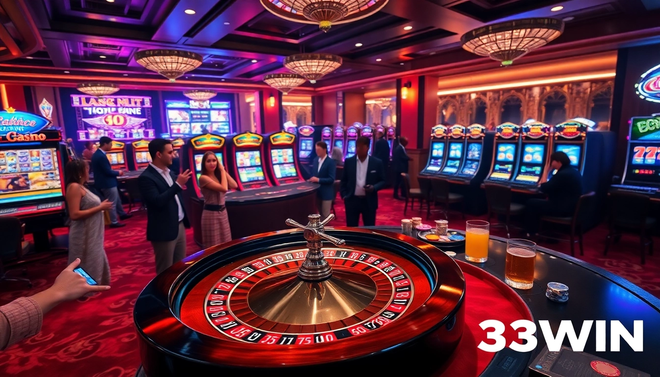 Experience the thrill of 33WIN trang chủ with exciting casino games and vibrant slot machines.