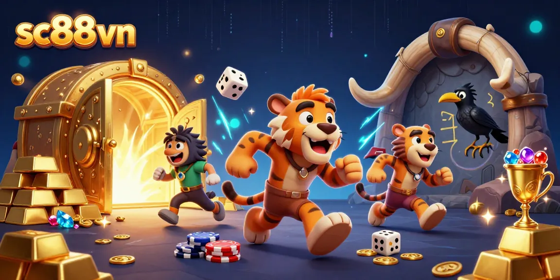 Engage in vibrant gaming action with sc88 vn’s exciting casino elements featuring jackpots and treasures.