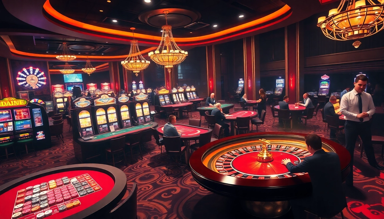 Experience thrilling gambling action at https://www.qq8827.com/ with vibrant casino settings and engaged players.