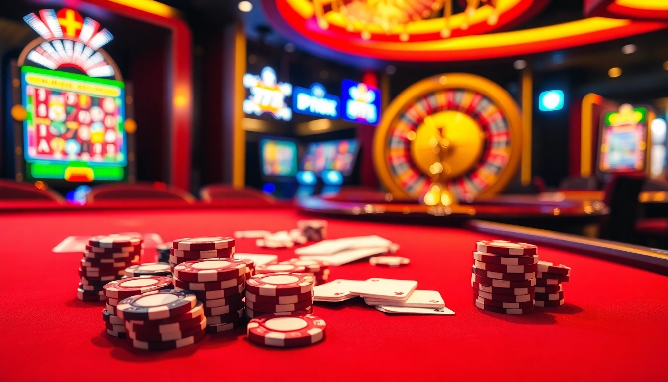 Exciting game setup with 777X poker chips and a roulette wheel, embodying luxury and thrill.