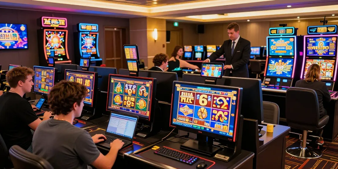 Experience the excitement of non-UK casinos at https://cocomaya.co.uk/non-uk-casinos/ with vibrant slot games and engaging players.