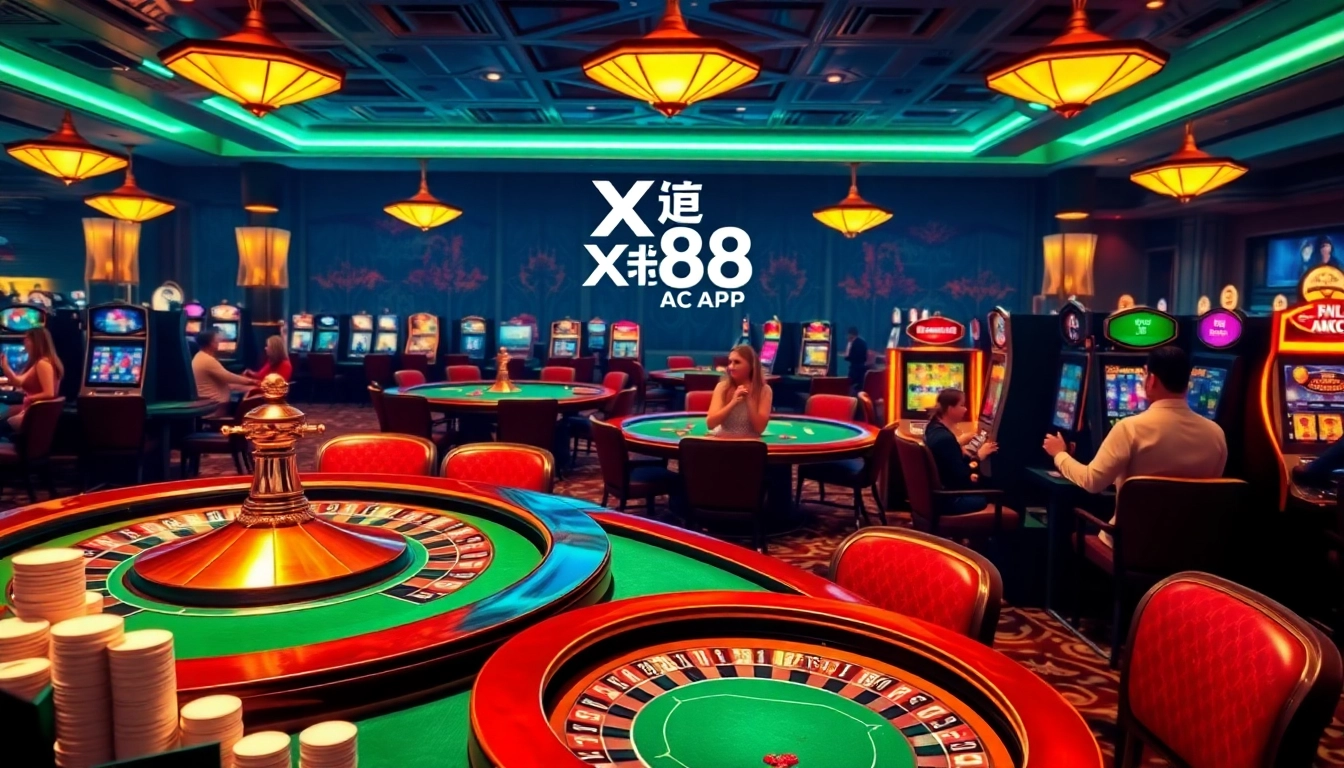 Experience the excitement of gambling at https://xin88ac.app/ with vibrant casino tables and players in action.