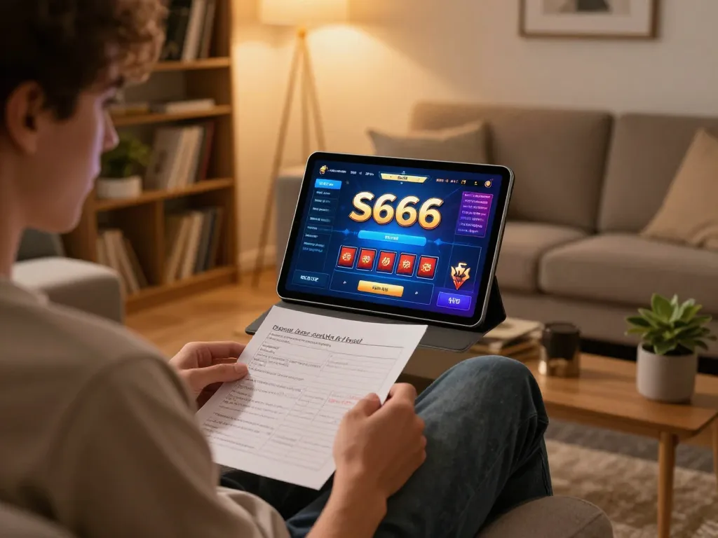 Engaging in online casino gaming at https://s666hn.com/, showcasing a personalized home setup for strategic gameplay.