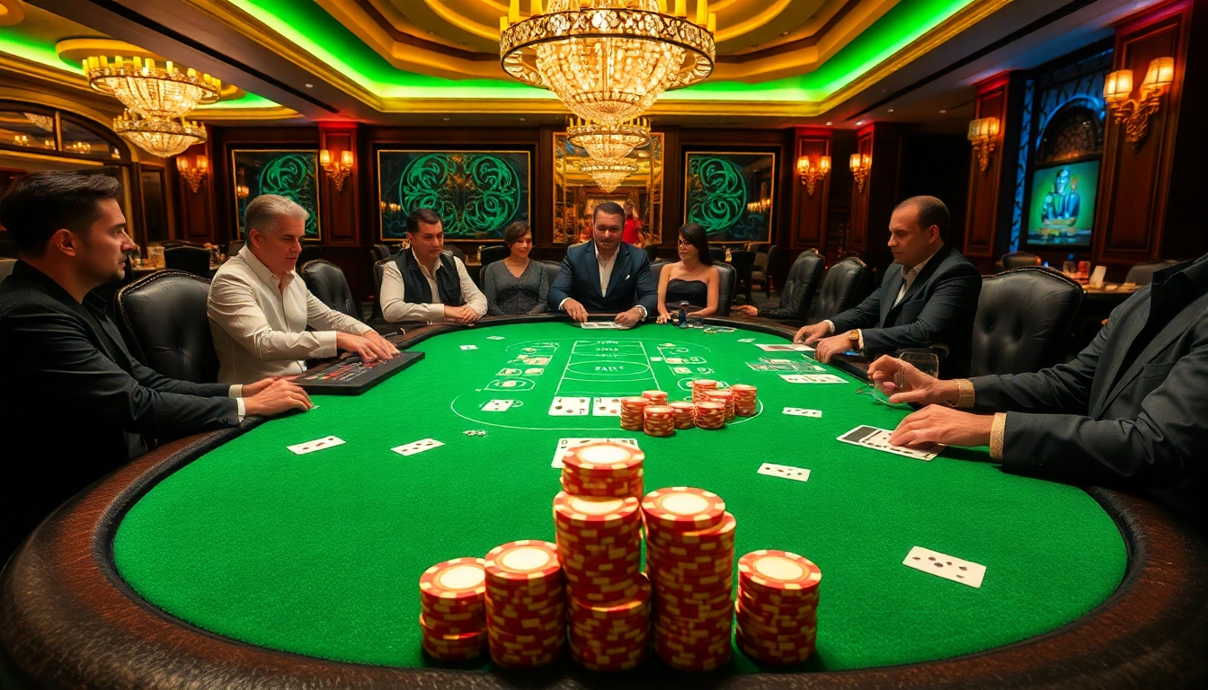 Experience high-stakes poker excitement at https://1mm888.com/ with luxurious gaming tables.