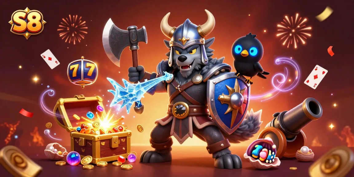 S8 enhances your winning chances with vibrant slot reels and a vibrant casino atmosphere.
