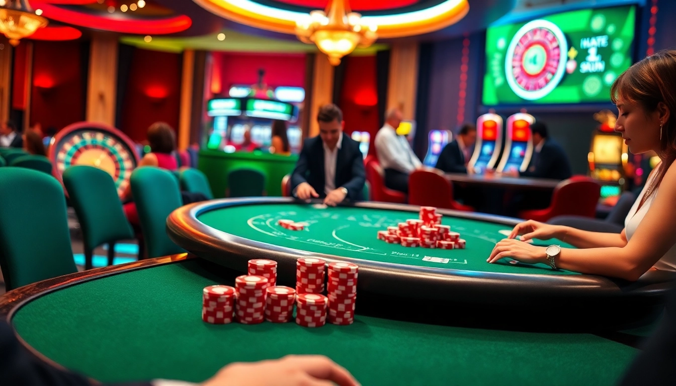 Experience thrilling gameplay at l444 with professional dealers and exciting casino games.