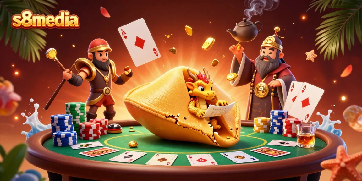 Engage with exciting poker strategies at s8media's vibrant gaming scene showcasing unique characters.