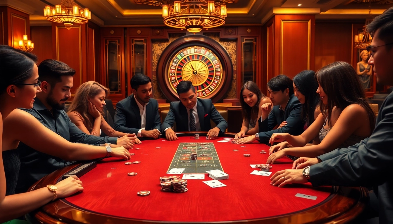 Experience thrilling poker action with 789win vom at an upscale casino table.