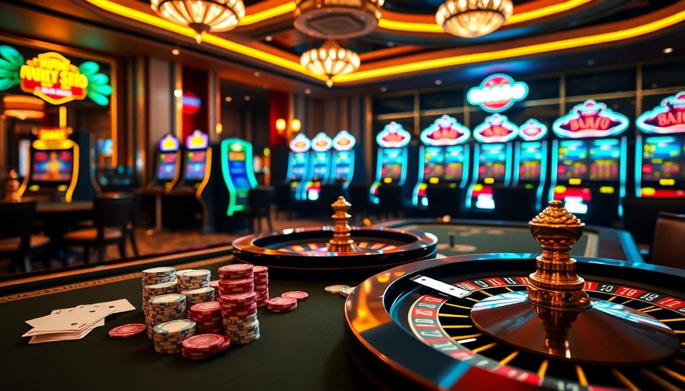 Experience the excitement of winning at XX88 with poker chips and vibrant casino tables.