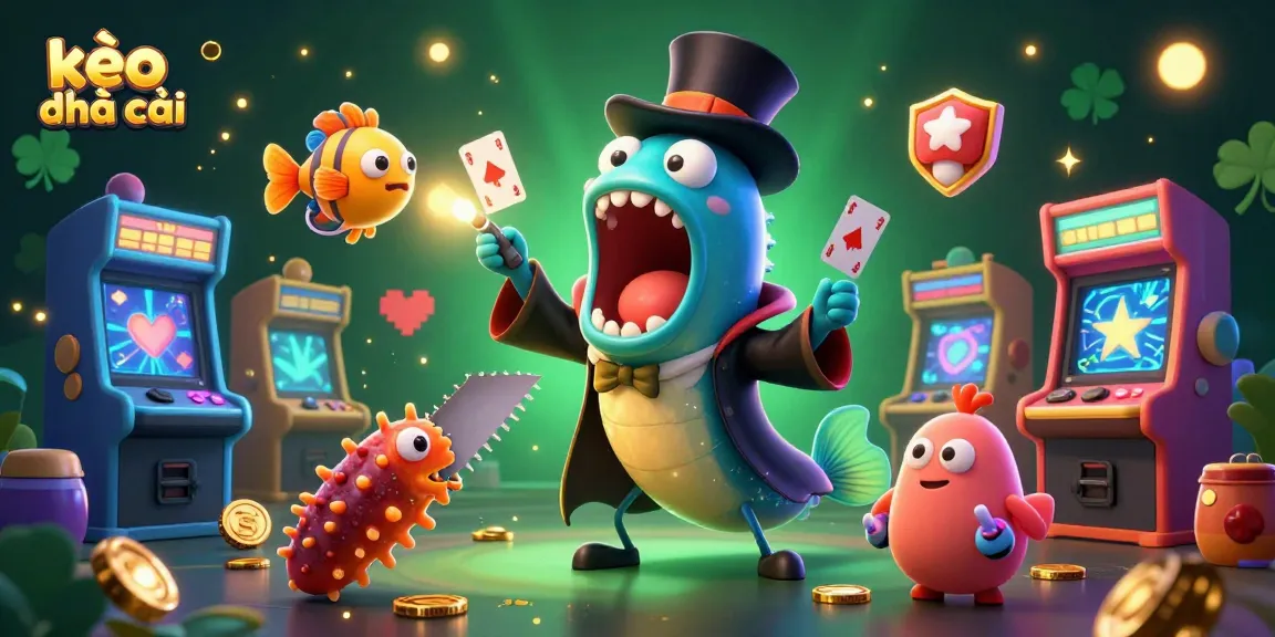 Engage with kèo nhà cái through thrilling card tricks and magical moments in this vibrant casino scene.